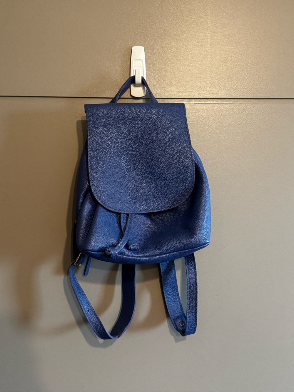 NWOT Portland Leather Women's Navy Blue Leather Mini Backpack